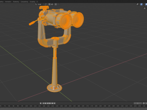 Ships binoculars Model 3D