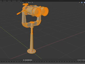 Ships binoculars 3D Model