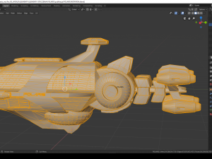 Spaceship polaris 3D Model