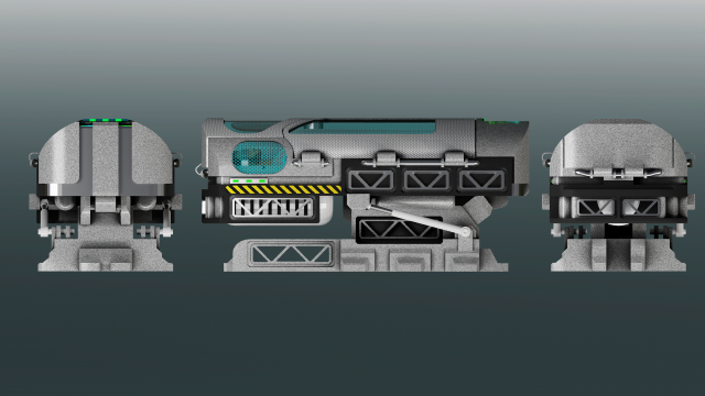 Hibernation module 3D Model .c4d .max .obj .3ds .fbx .stl .blend 