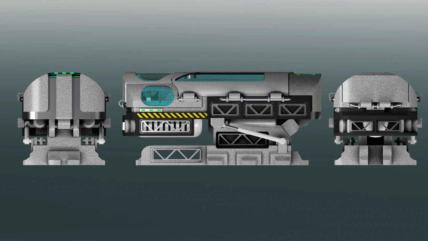 Hibernation module 3D Model .c4d .max .obj .3ds .fbx .stl .blend 
