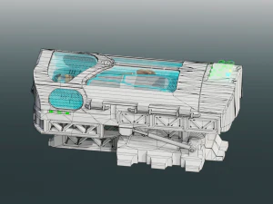 Hibernation module 3D Model