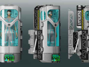 Hibernation module 3D Model