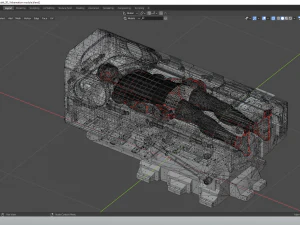 Hibernation module 3D Model