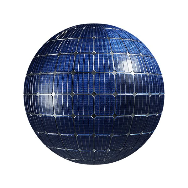 Monocrystalline solar panel CG Textures .c4d .max .obj .3ds .fbx .stl .blend