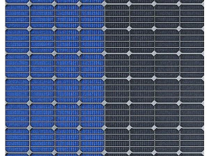 Monocrystalline solar panel CG Textures