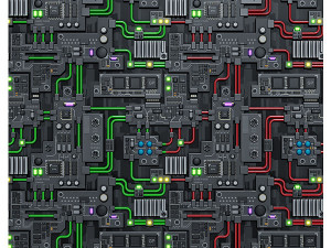 Microchips A01 CG テクスチャ