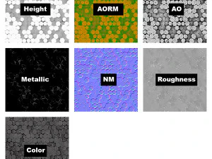 Basalt auf CG Texturen