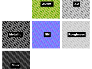 Carbon CG Textures