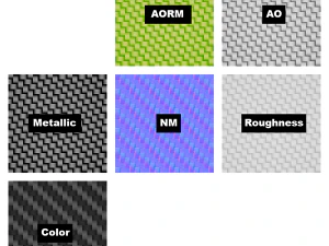 Carbon CG Textures