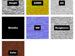 RedBrick 01 D CG Текстуры
