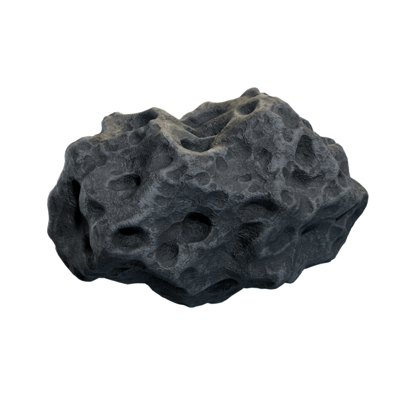 Asteroid 1a 3D Model .c4d .max .obj .3ds .fbx .stl .blend 