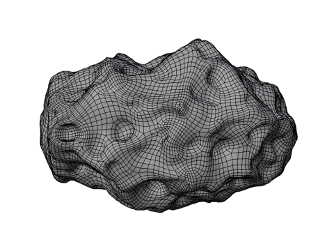Asteroid 1a 3D Model