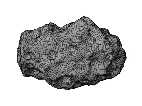Asteroid 1a 3D Modell