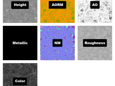 Asteroid 1a 3D Modell