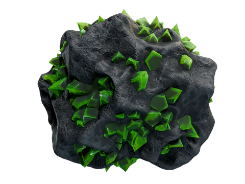 Asteroid 1d 3D Modell