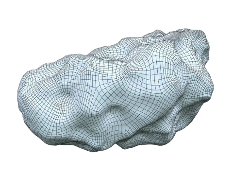 Aster&oacute;ide 1e Modelo 3D