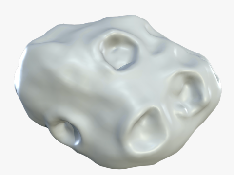 Asteroid 2a Modello 3D