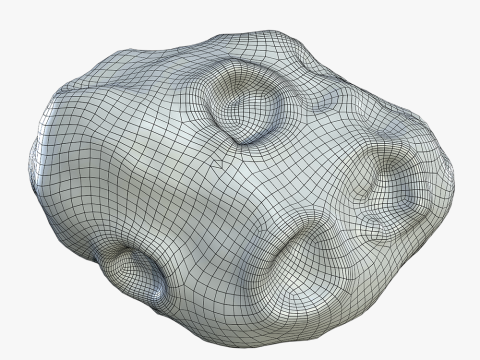 Asteroid 2a Modello 3D