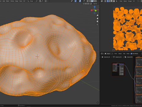 Asteroida 2b Model 3D