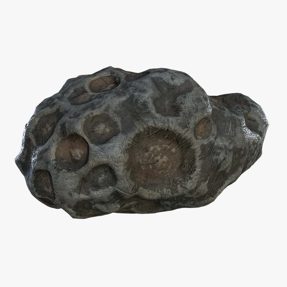 Asteroid 2c 3D Model .c4d .max .obj .3ds .fbx .stl .blend 