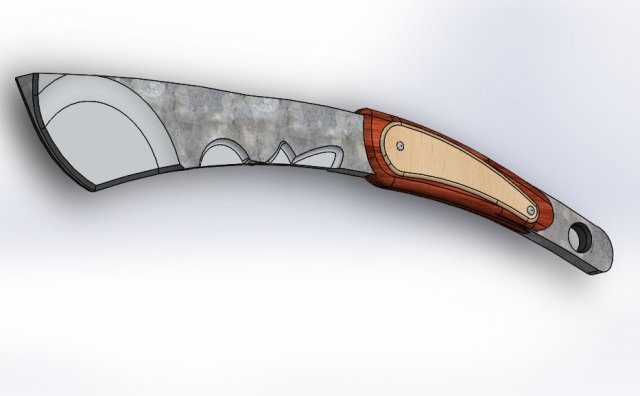 machete Model 3D .c4d .max .obj .3ds .fbx .stl .blend 