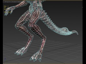 alien xenomorph vr - ar - low-poly 3D-Modell