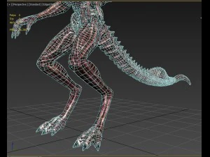 alien xenomorph vr - ar - low-poly 3D Model
