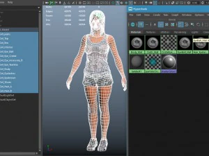 Sports girl vr - ar - low-poly 3D Model