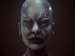 maschera immortale vr - ar - low-poly Modello 3D