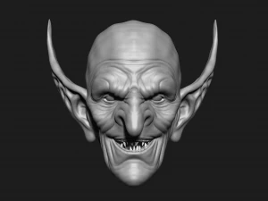 zbrush ork kafası 3D Model