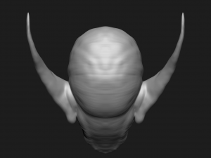 zbrush orc head Modello 3D