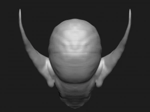 zbrush ork kafası 3D Model