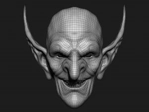 zbrush ork kafası 3D Model