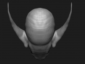 zbrush orc head Modello 3D