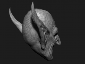 zbrush orc head Modello 3D