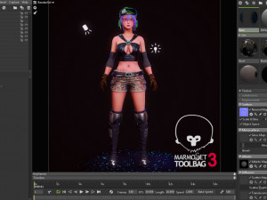 steampunk girl Modelo 3D