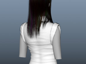 bust girl medieval Model 3D
