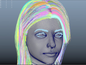 bust girl medieval Model 3D