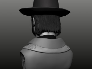 clint eastwood bust high poly zbrush Model 3D