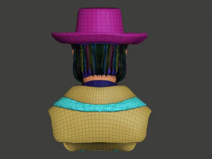 Busto di Clint Eastwood in policarbonato alto Modello 3D