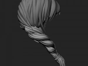 girl in shorts 01 zbrush 3D Model