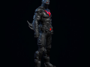 batman beyond fan art Modelo 3D