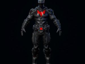 batman beyond fan art Modelo 3D