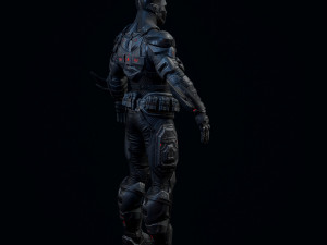 batman beyond fan art Modelo 3D