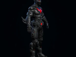 batman beyond fan art 3D Model