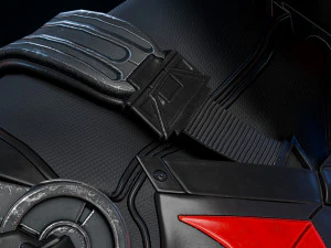 batman beyond fan art 3D Model