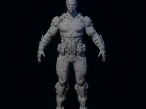 batman beyond fan art 3D Model