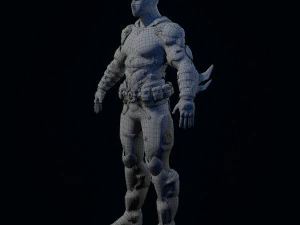 batman beyond fan art 3D Model