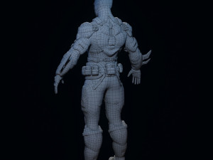 batman beyond fan art Modelo 3D
